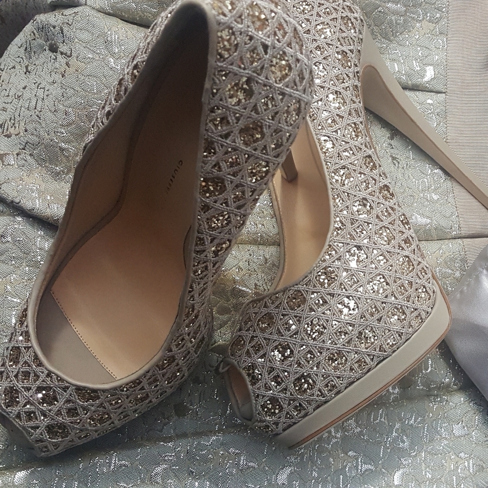 Giuseppe Women's 15.5cm Nude Platform Pump